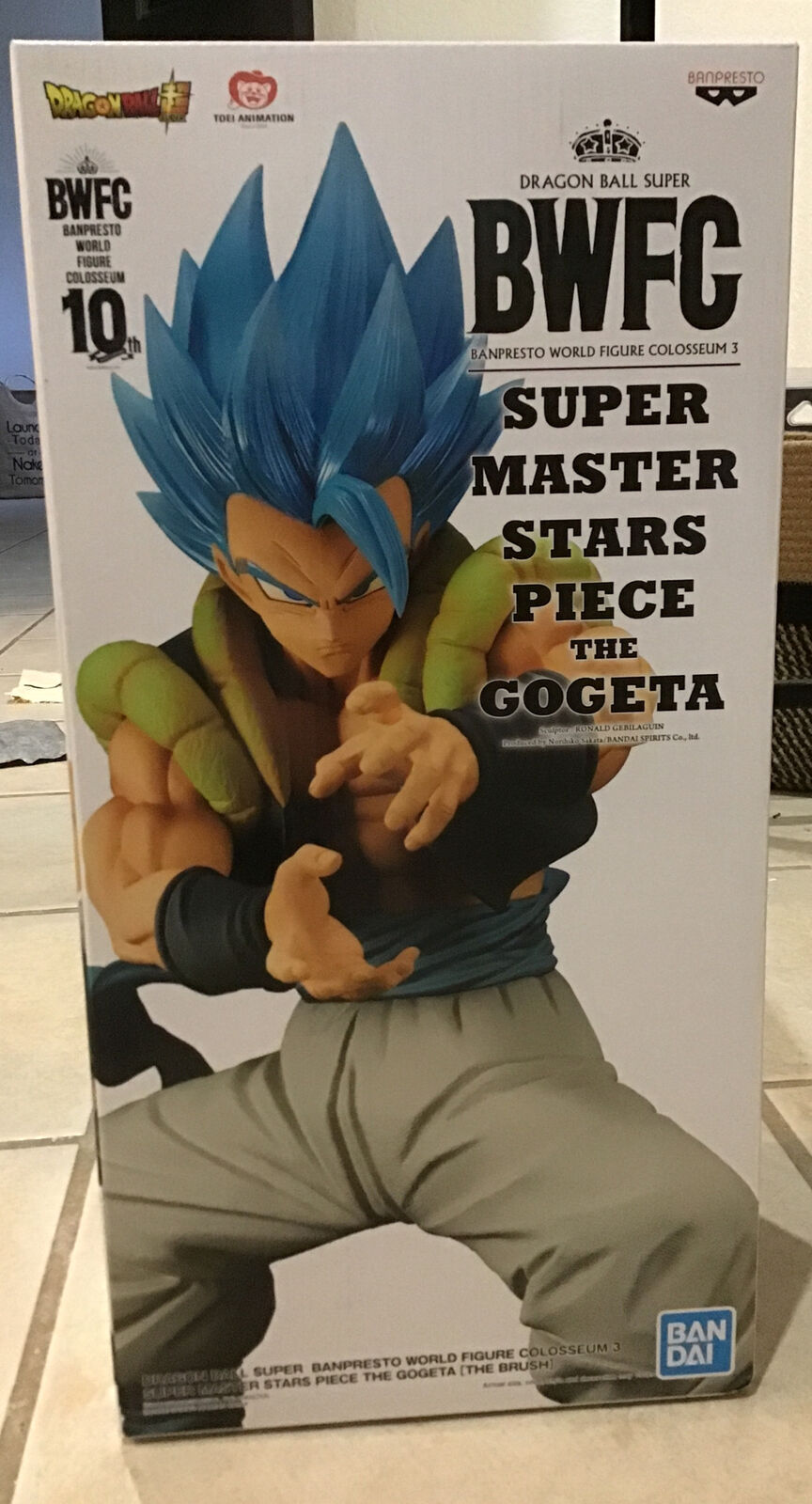 Dragon Ball Super Super Master Stars Piece The GOGETA The Brush SUPERSAIYAN  Blue