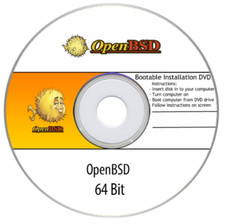Latest OpenBSD 7.4 64bit Live Bootable CD Rom
