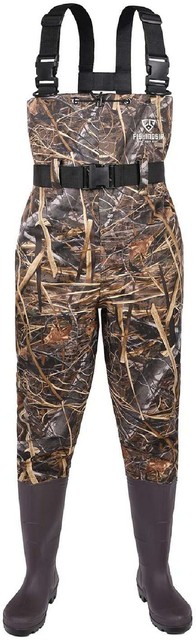 FISHINGSIR Fishing Chest Waders for Men with Boots Mens ...
