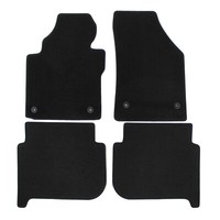 Velour FußMatten Automatten FüR VW Touran 2011-2015 4-Tlg Schwarz
