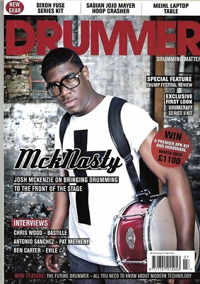 DRUMMER Magazine No 117 (July 2013).Josh McKenzie, Chris Wood, Antonio Sanchez