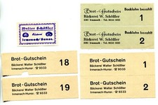 Germany Bäckerei Walter Schössler 5581 Irmenach-Hunstr. Bread Brot Gutschein-7
