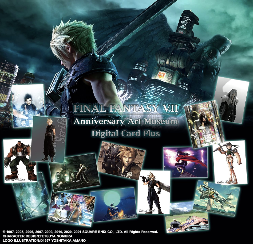 Final Fantasy VII 7 Anniversary Art Museum Card FOIL Vol. 1 -Pick