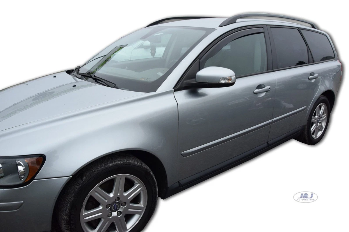 TO FIT Volvo V50 2004 up Front wind deflectors 2pc set TINTED HEKO