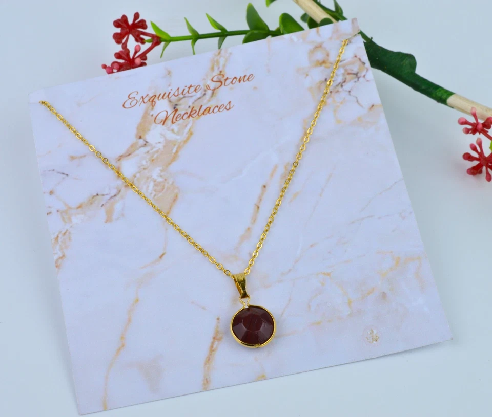 Cadena Cable Indio Colgante Collar Dije Collar Chapado en Oro Luz Para Niñas Foto 2 de 4