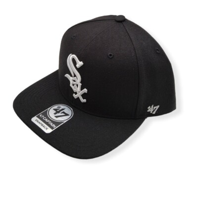 47 Chicago White Sox Captain No Shot Black/White Logo Adjustable