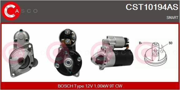 Anlasser FüR Smart Cabrio (450),CITY-COUPE (450),FORTWO Cabrio Coupe (450,451)-image