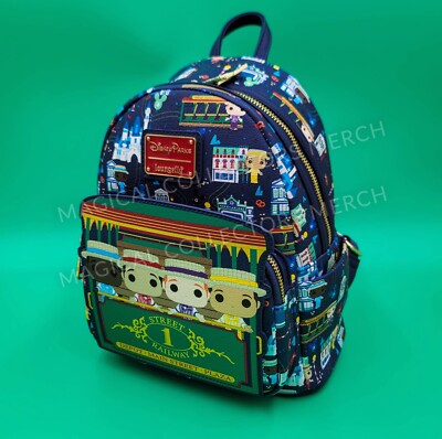 Loungefly Disney Backpack with Funko Pop style Dapper Dans Disney Parks Main Street USA Dapper Dans Funko Pop Loungefly  main image 4