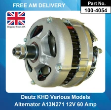 Alternator For Deutz KHD  F4L1011 1989-2006 2.7  A13N271 1182105 1197755