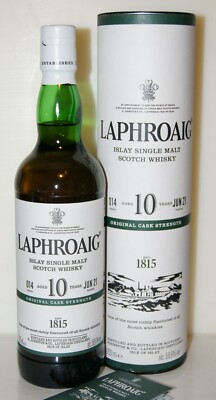 Laphroaig 10y 58,6% Cask Strength Batch 14 bottled JUN 21 ex-Bourbon Barrel 0.7L