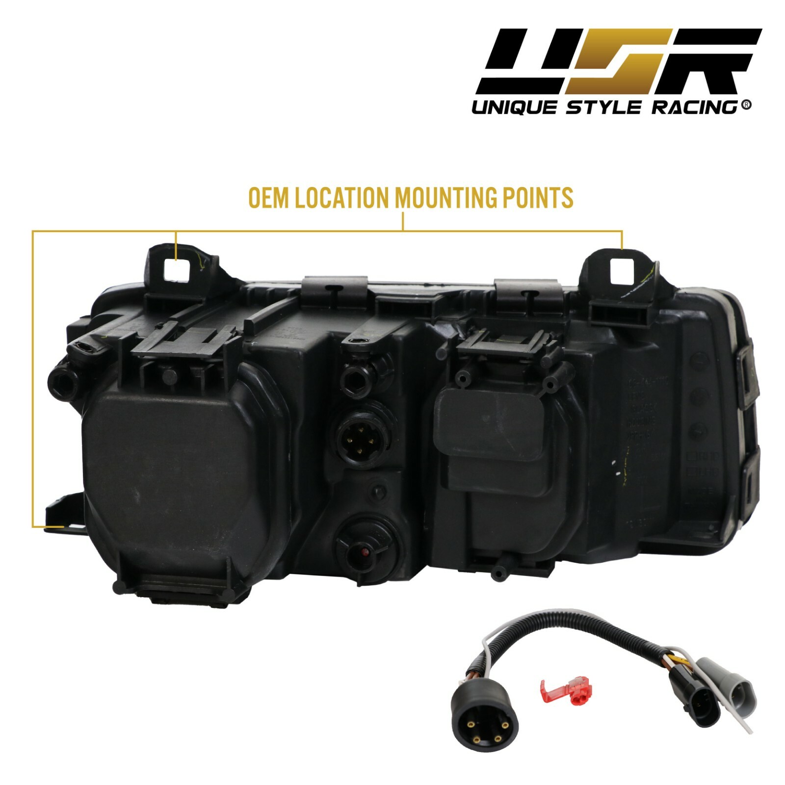 DEPO Euro GLASS Ellipsoid Projector Hella Style Headlamp For BMW E36 3 Series