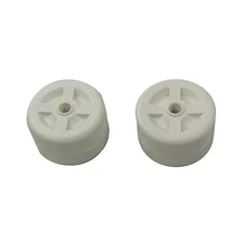 Replacement White Plastic Wheels for Patio Heaters - Set of 2!
