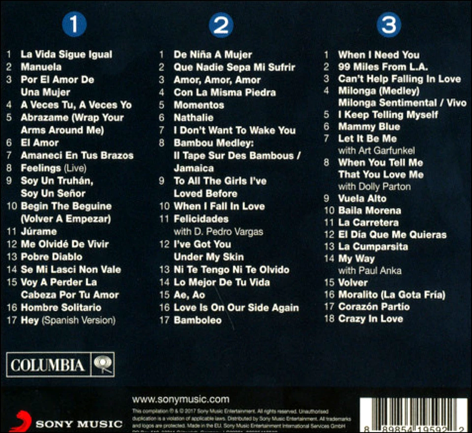 JULIO IGLESIAS * 55 Greatest Hits * NEW 3-CD BOX SET * All Original Recordings - Image 2 of 2