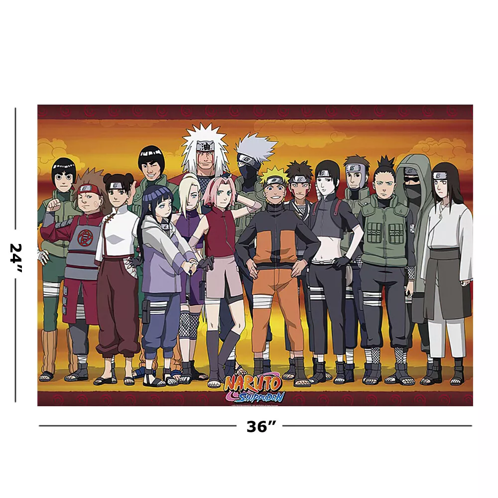 Naruto Shippuden Characters Anime Poster