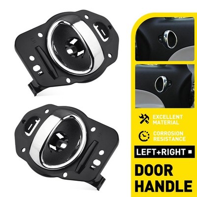 2X For 2006-11 Chevy HHR Inside Left&Right Door Handle Front/Rear Side Black EXV