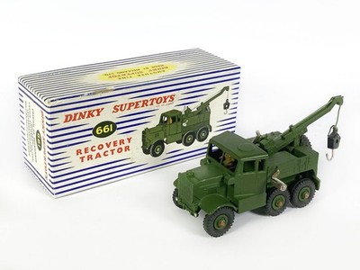 Lot 8625 Dinky Supertoys Nr. 661 Recovery Tractor Militär-Abschleppwagen in OVP