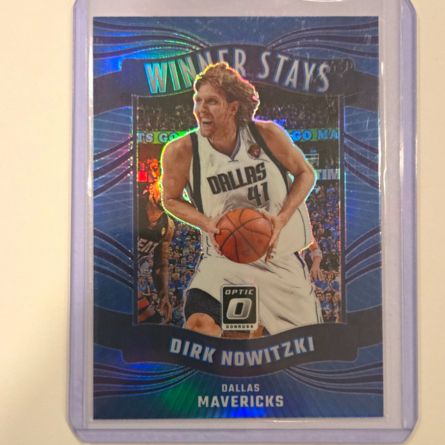 Panini 2023-24 Donruss Optic Winner Stays Prizm Dirk Nowitzki #4 Mavs