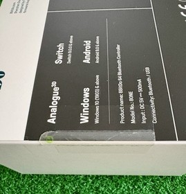 Original 8BitDo Analogue 3D N64 Controller Black Wireless Retro Nintendo 64 NEW