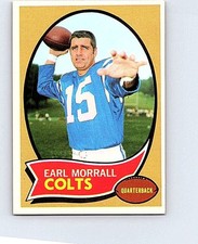1970 TOPPS FOOTBALL #88 EARL MORRALL              NRMT TL