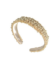 Women's Ivory Champagne Pearl Cluster Headband