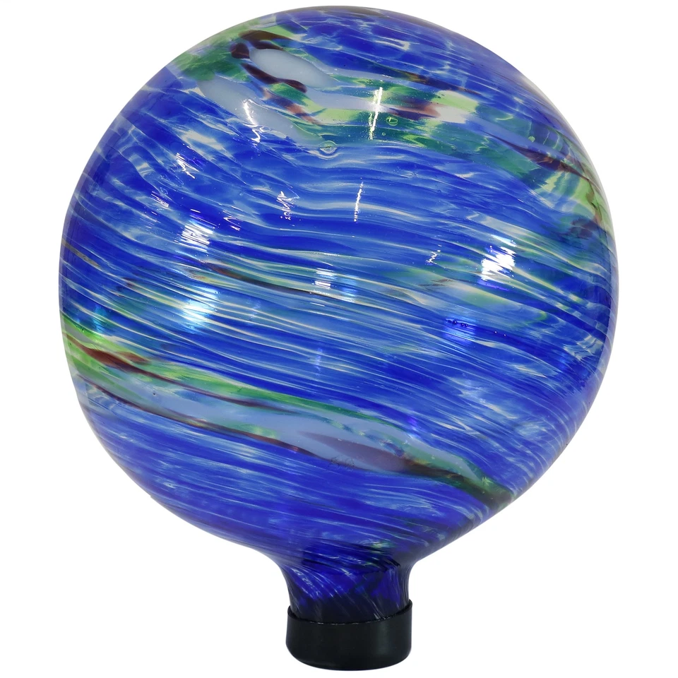 Northern Lights Glass Gazing Globe - 10 in by Sunnydaze - Image 2 of 4