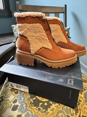 Naturalizer Fleece Boots - New In Box Sz 8.5