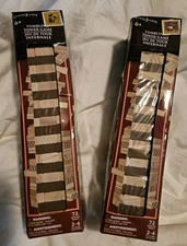 TINY BLOCKS GAME 72pc Tumbling  Tower Travel Size (Set Of 2)