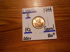 1944 Lincoln Cent Gem BU+ BLAZER!!!! PQ!!!!! LOOOOOOOOOK!!!!!!!