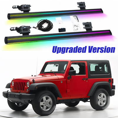 Deployable Electric Running Board Side Step Fit Jeep Wrangler JK 2Door 2007-2018