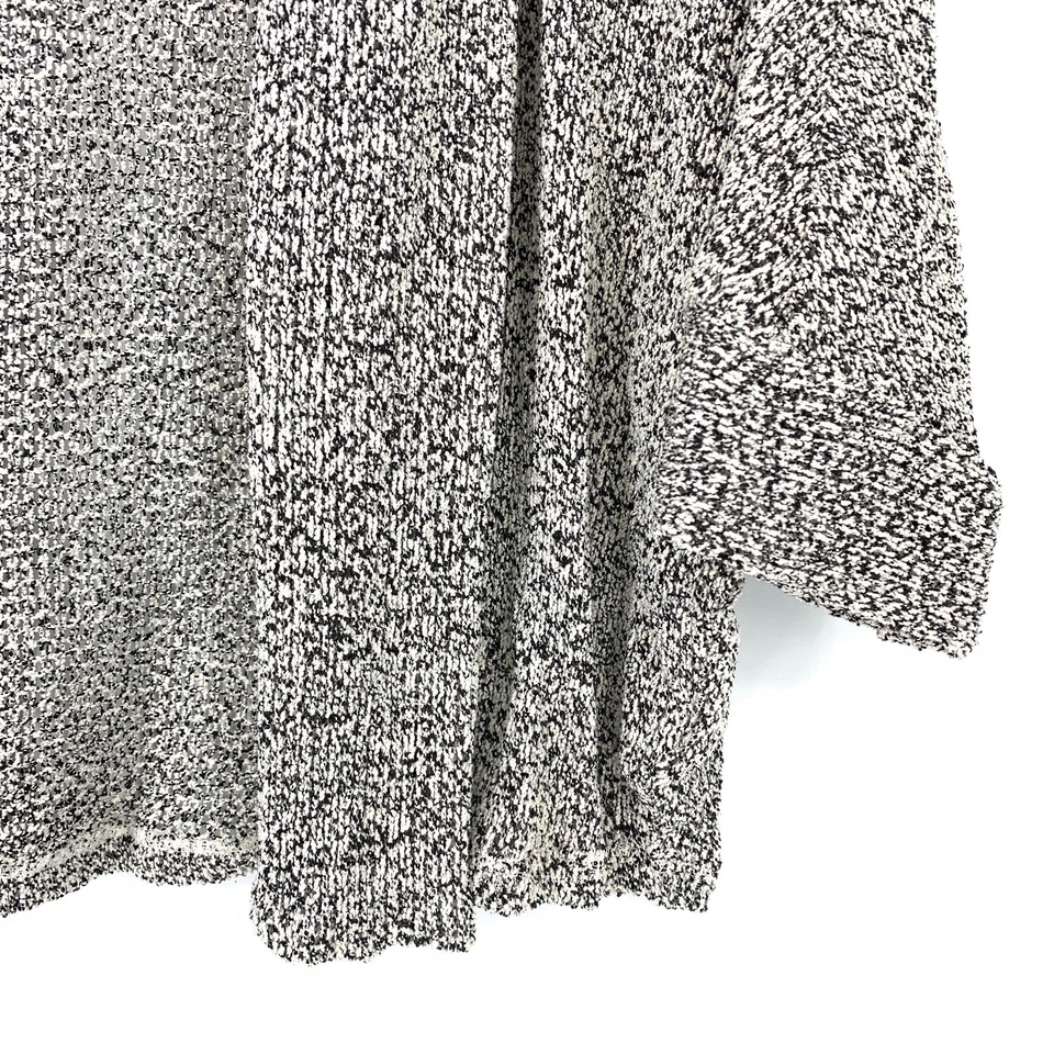 Splendid Cardigan Women's Size XS Jungle Boucle Sweater Long Sleeve Gray/Black - Image 4 of 4