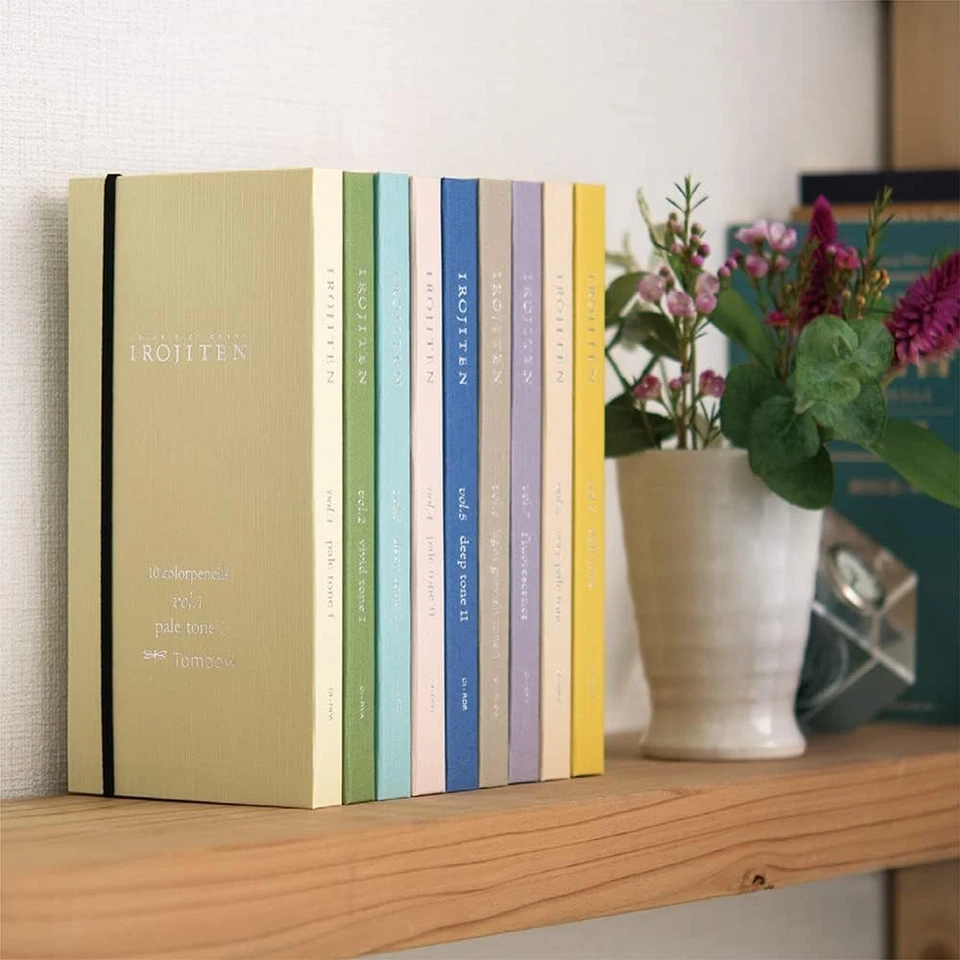 Tombow Colored Pencils Dictionary Irojiten 100 color set CI-R100CBAZ NEW - Image 4 of 4