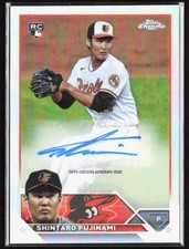2023 Topps Chrome Update Shintaro Fujinami Refractor Auto Rookie /499 #AC-SF