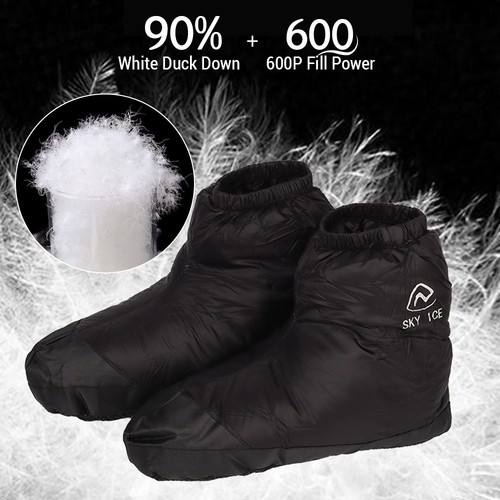 Waterproof Down Slipper Boots Lightweight Down Socks Stuffed Booties Down W LIRD - Picture 13 of 14