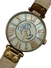 Disney Parks Minnie Mouse MOP Rose Gold Roman Numerals Watch New Battery