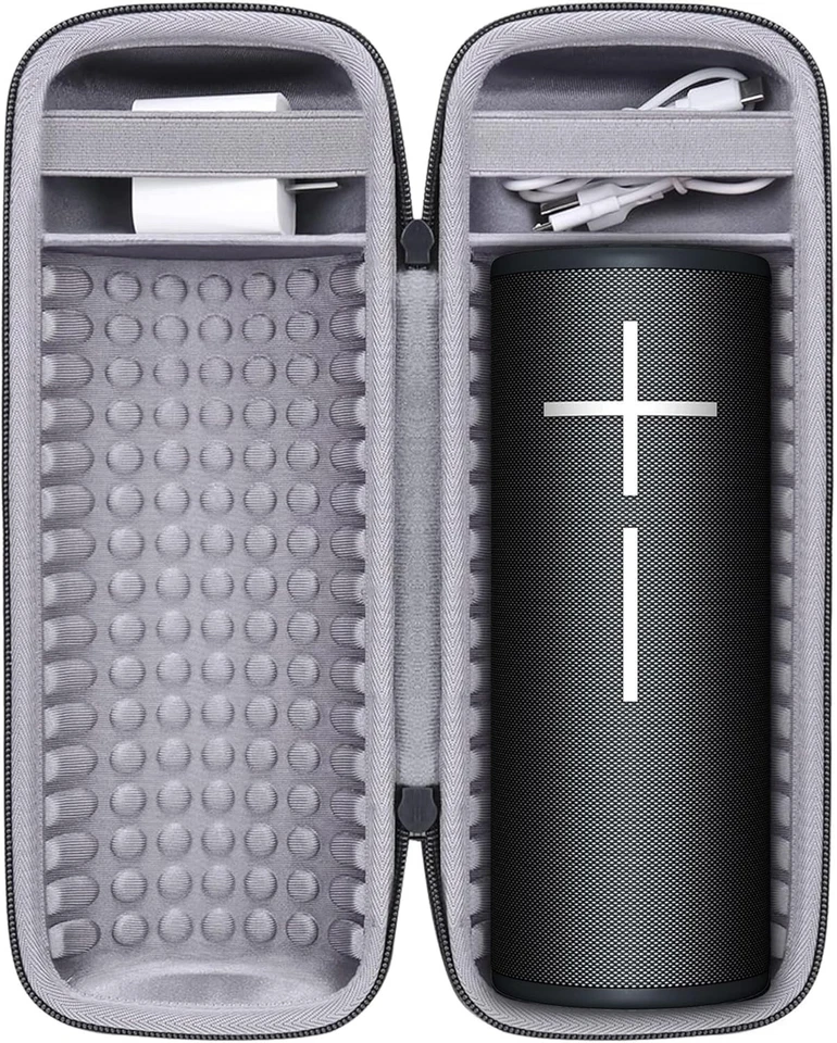 Водонепроницаемый и ударопрочный чехол для динамика Bluetooth для MEGABOOM 4/3 — черный элегантный - Изображение 3 из 4