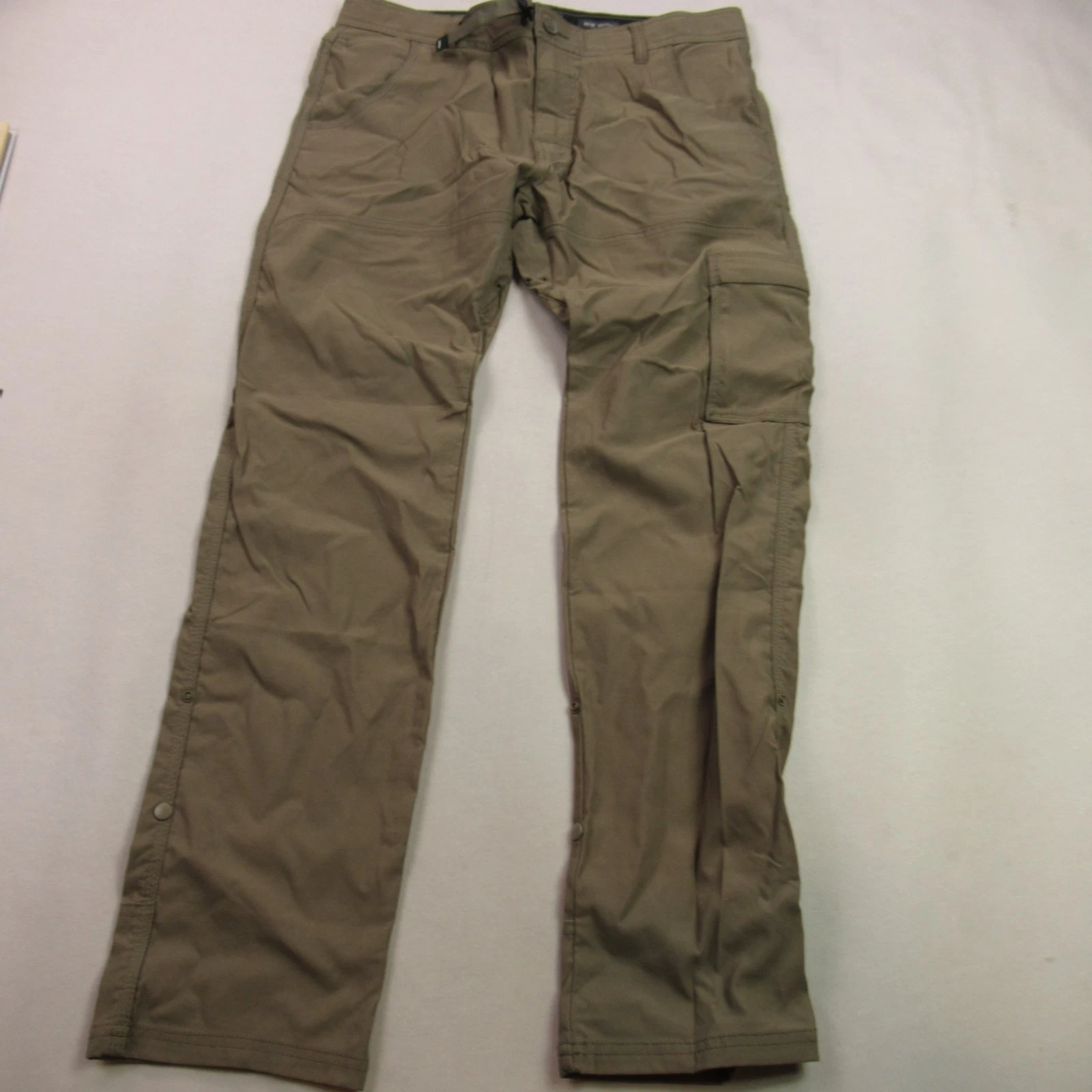 Prana Pants Mens 34/32 Cargo Pockets Straight Leg Lightweight Brown Casual Slim
Opens in a new windo