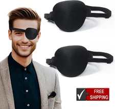 2 Pcs Adjustable Eye Patches Left/Right Lazy Eye Patches for Adults Children