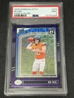 2024 Panini Donruss Optic - Rated Rookie Bo Nix #209 Blue Scope Prizm (RC) PSA 9