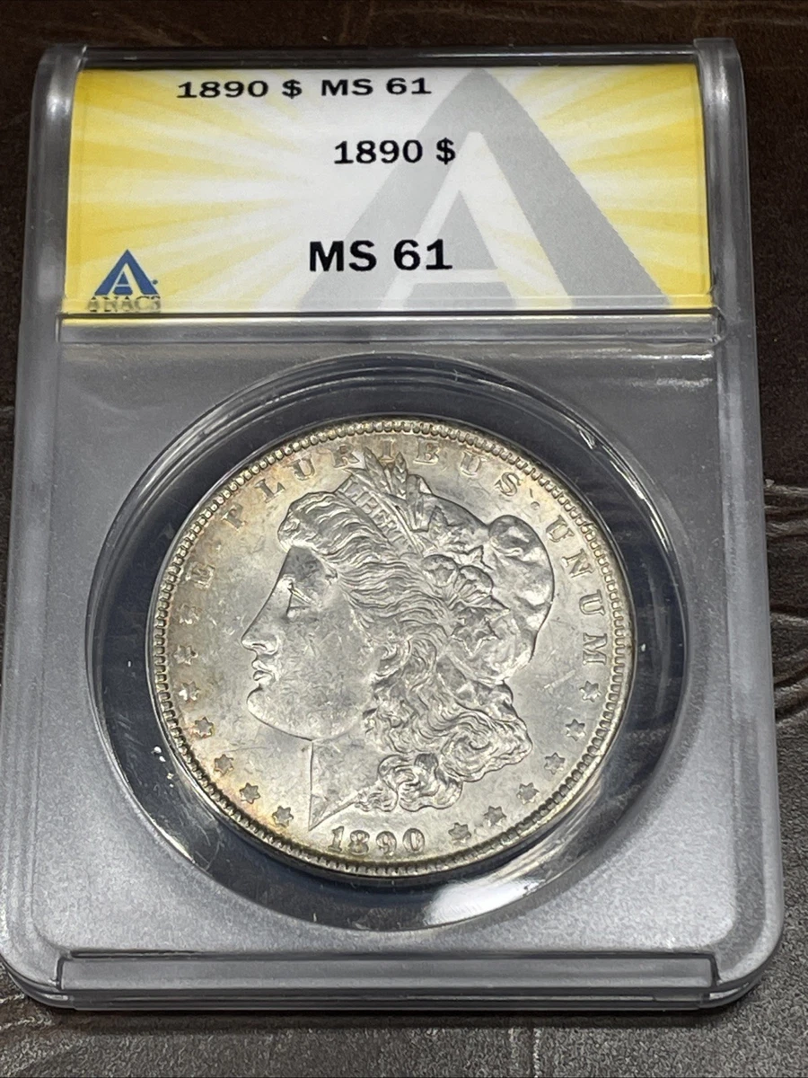 MS 61 Graded 1890 Year Morgan US Dollars (1878-1921) for sale | eBay