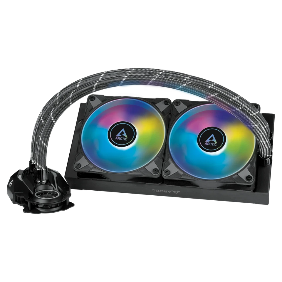 ARCTIC Liquid Freezer II 240 ARGB 240mm AIO Liquid Intel AMD CPU Cooler A-RGB - Image 3 of 4