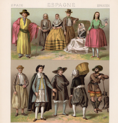 dress clothing in spanish Traditional Clothing: Flamenco, Mantilla, Regions Dress in Spanish Writing