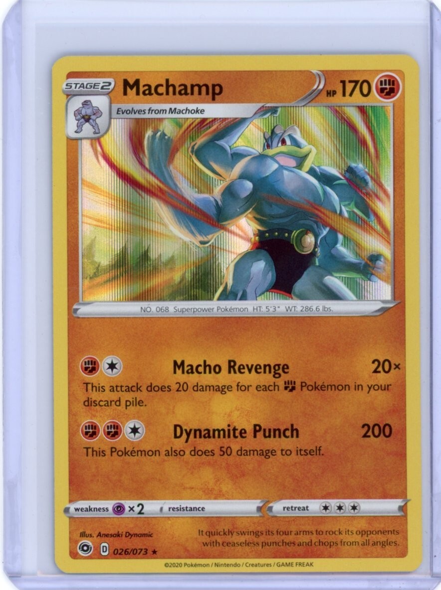 Machamp 26/73 Holo Rare - 2020 Champions Path - Pokemon TCG