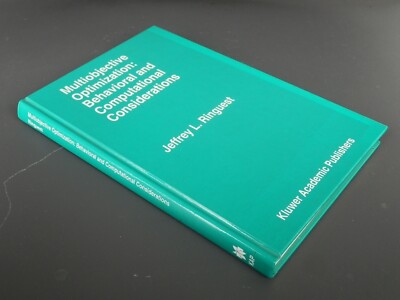 Multiobjective Optimization: Behavioral and Computational Considerations
