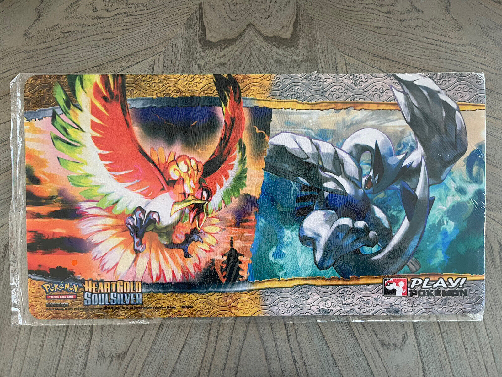 2010 League Play Pokemon HeartGold SoulSilver Playmat 23 x 12 - Sealed  New