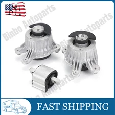3pcs Engine+Transmission Mount for Benz W205 W213 E200 C180 C200 C300 2052406217