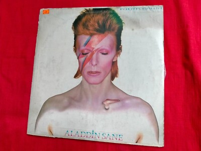 David Bowie Aladdin Sane Rare LP Rca 1973 Record Orig India Indian