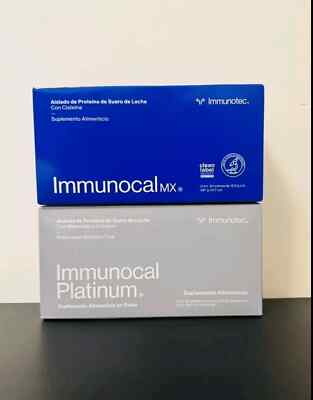  Immunocal Classic 1 ( Blue ) & 1 Platinum : 2 BOXES - 60 Pouches. 