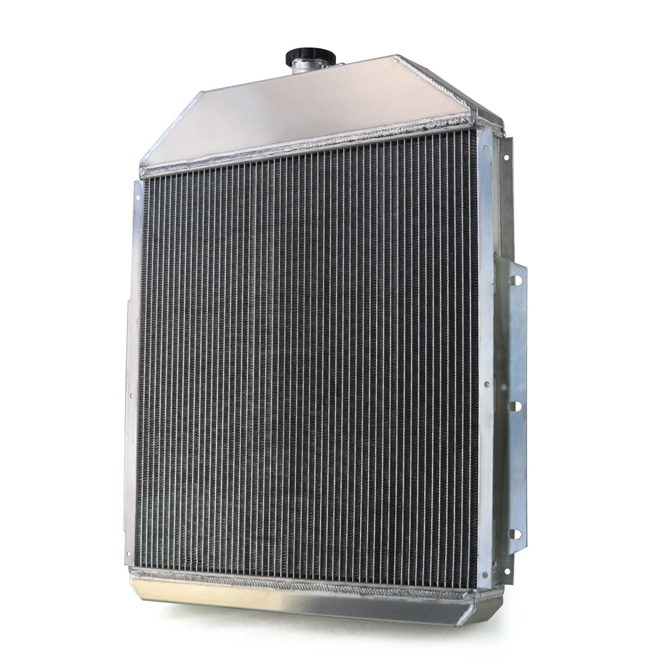 4 Row Aluminum Radiator Fit 1942-1952 Ford F-Series F1 F2 F3 Pickup Foto 3 de 4