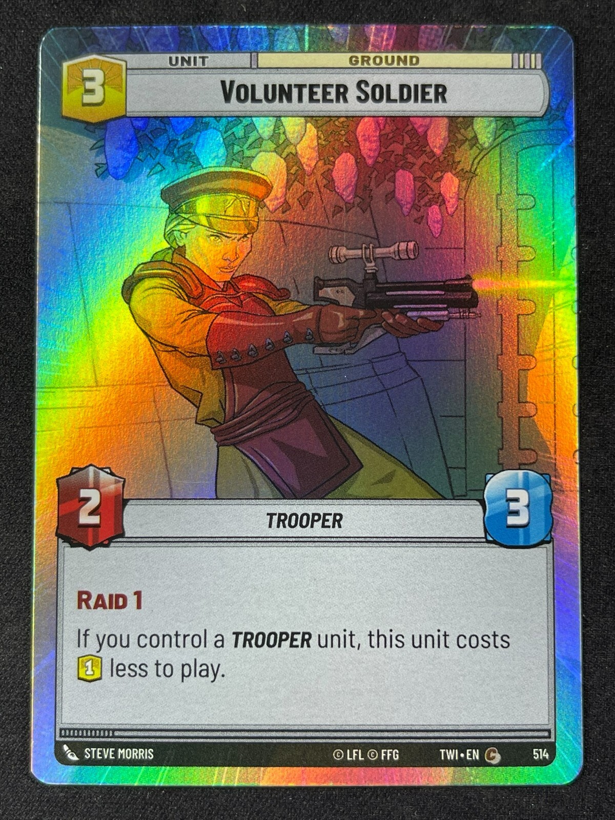 Star Wars Unlimited, Twilight of the Republic Volunteer Soldier Hyperspace Foil