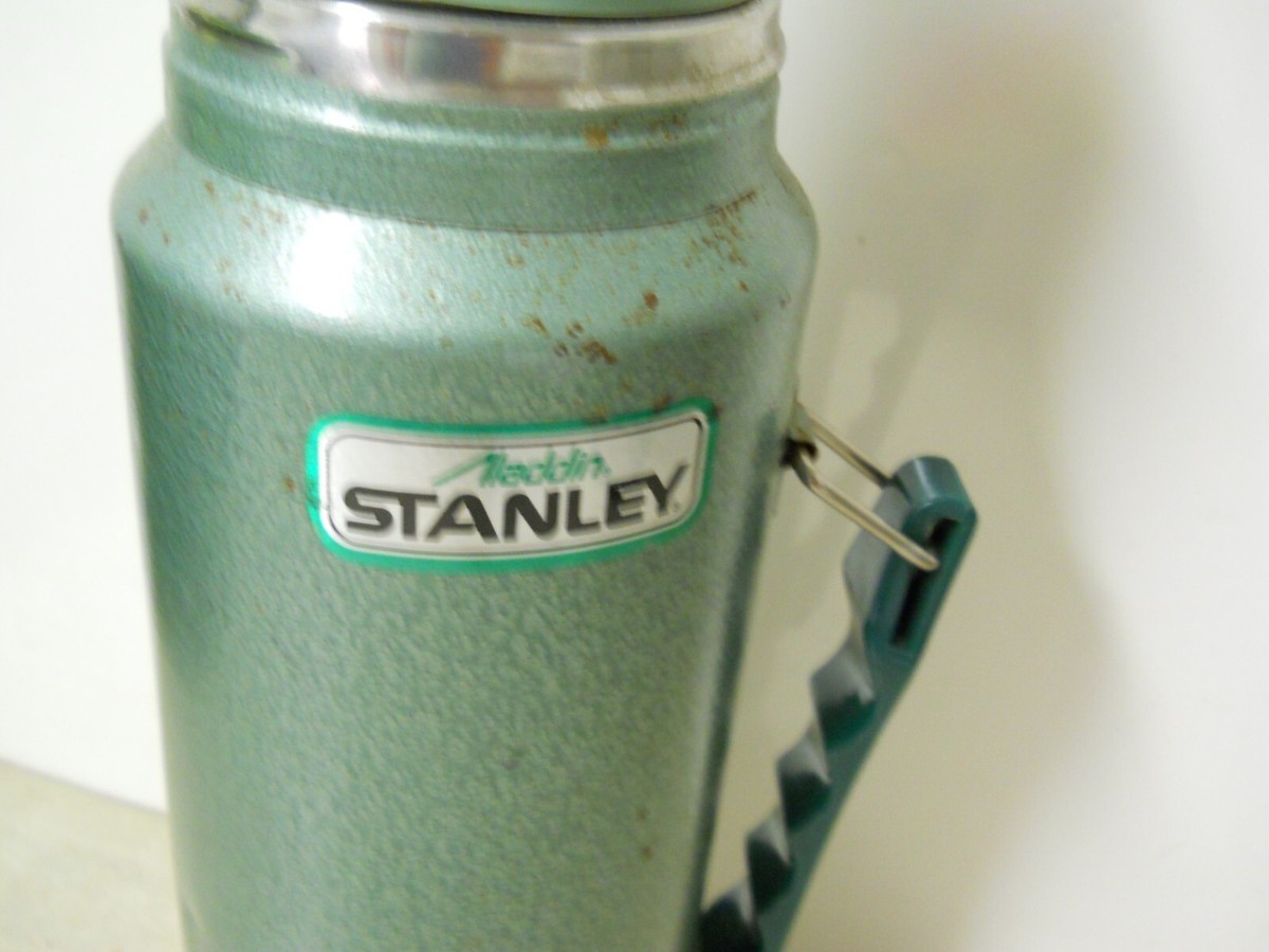 Aladdin Stanley 1 Quart Thermos A-994DH Power Coat Green Work